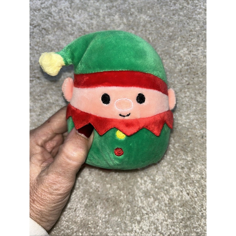 Kellytoy Squishmallow Elliot the Elf 8" Holiday Christmas Plush‎ Toy